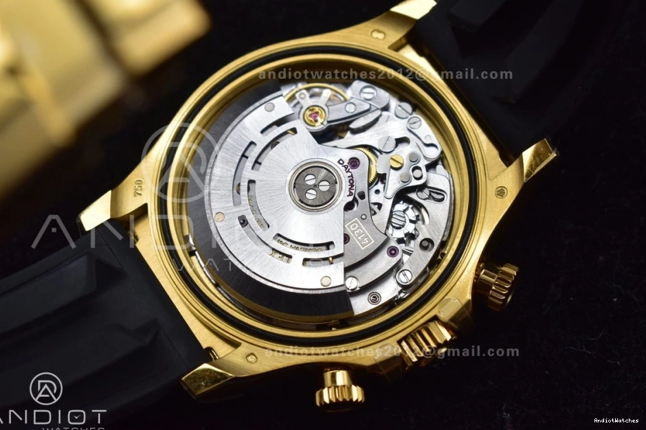 SA Daytona 116518 Oysterflex Reliable Rubber Strap Dial Best on Edition Lume 764 YG BTF 1:1 0323